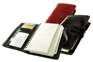 Leather Croco Snap Closure Binders